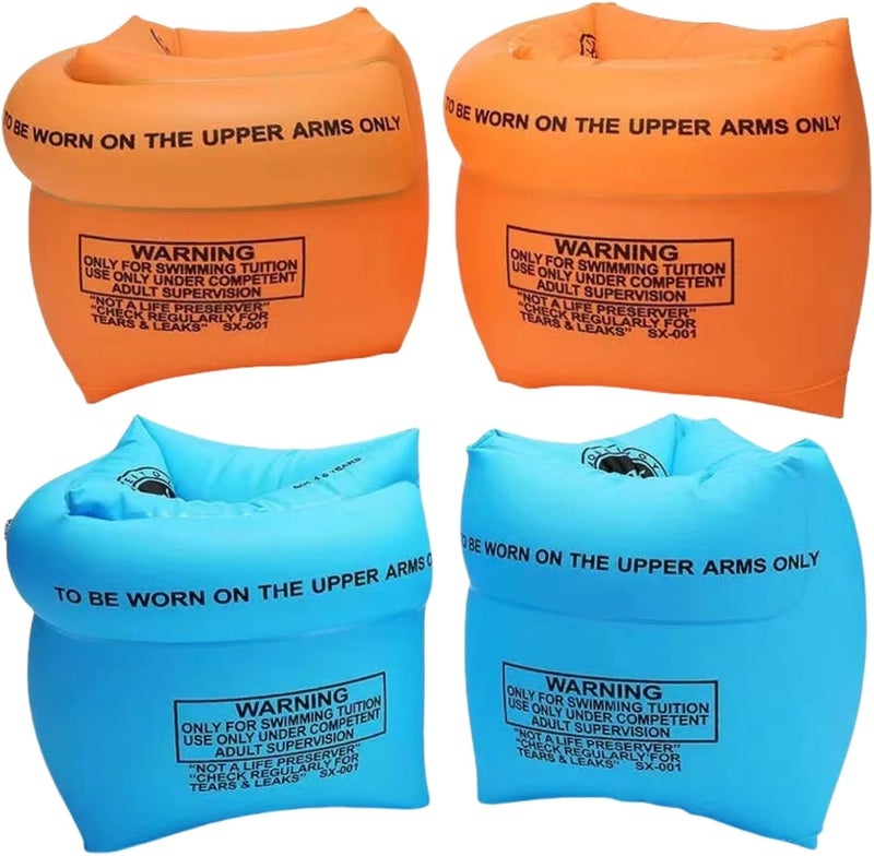 YUNLOVXEE 2-4 Pack Arm Floaties for Kids and Adults, Pool Floats, Inflatable Swim Ring, PVC Floater Sleeves for Toddlers Children 3-5-6-12 Years - Image 1